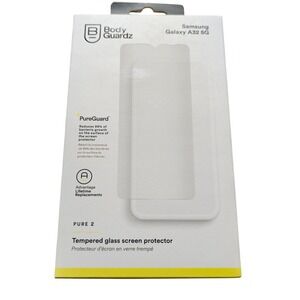U9-N BodyGuardz Pure 2 Tempered Glass Screen Protector for Samsung Galaxy A32 5G